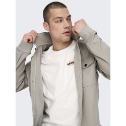ONLY & SONS Kodyl Sweat Overshirt - Vintage Khaki