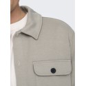 ONLY & SONS Kodyl Sweat Overshirt - Vintage Khaki