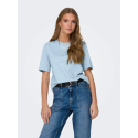 ONLY Only Bomuld T-shirt - Cashmere Blue