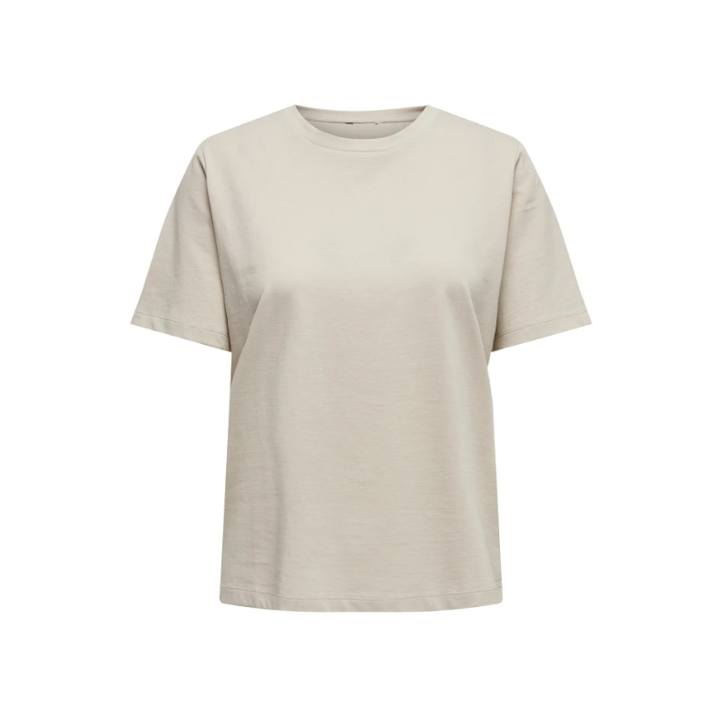 ONLY Only Bomuld T-shirt - Silver Linning