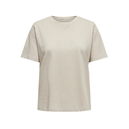 ONLY Only Bomuld T-shirt - Silver Linning
