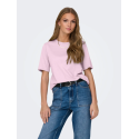 ONLY Only Bomuld T-shirt - Roseate Spoonbill