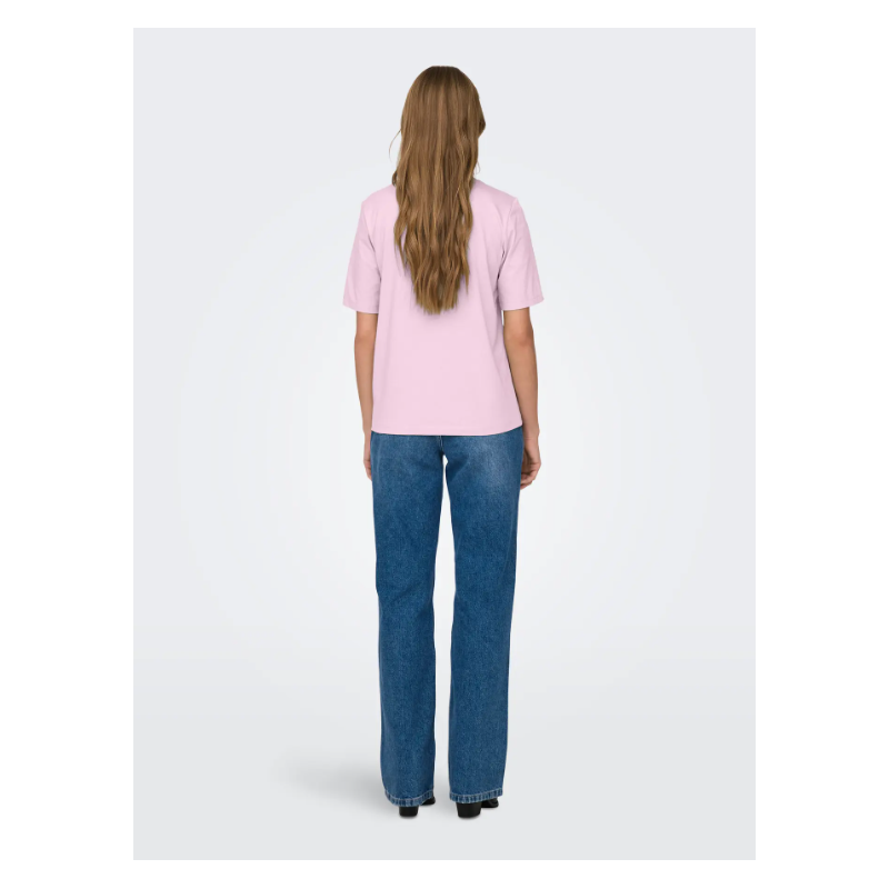 ONLY Only Bomuld T-shirt - Roseate Spoonbill