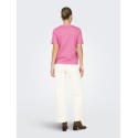 ONLY Freja Luxe T-Shirt - Sachet Pink