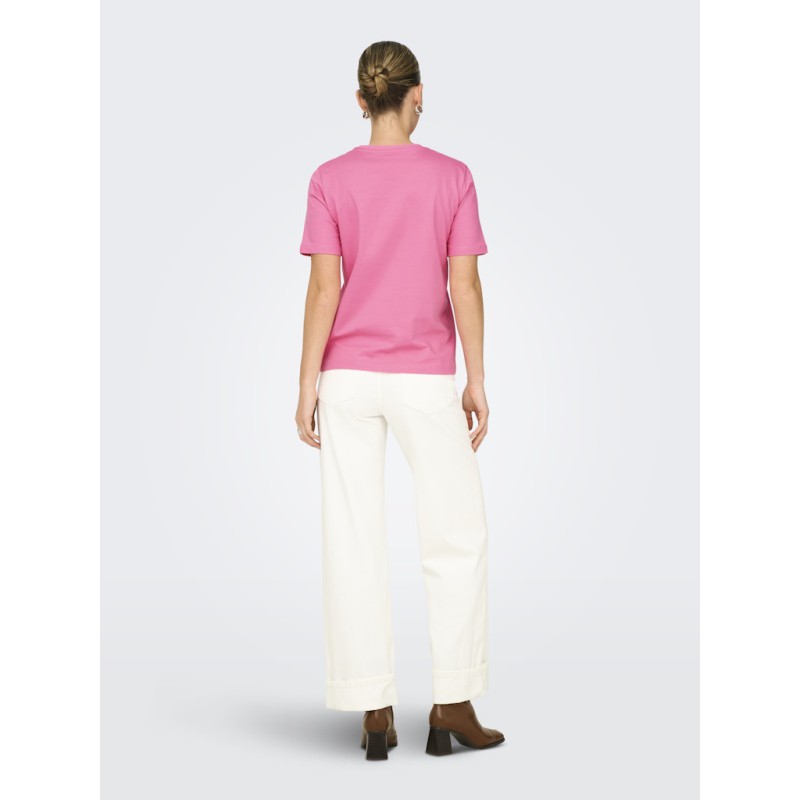 ONLY Freja Luxe T-Shirt - Sachet Pink