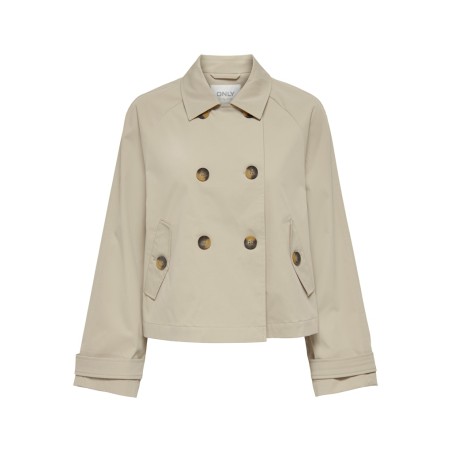 ONLY April Kort Jakke - Oxford Tan