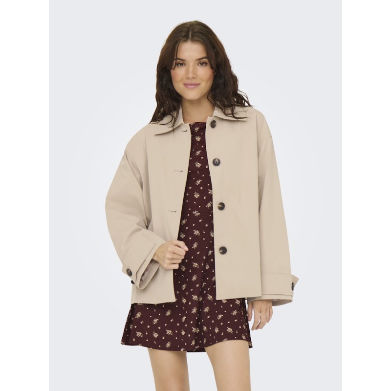 ONLY Eja Kort Jakke - Humus