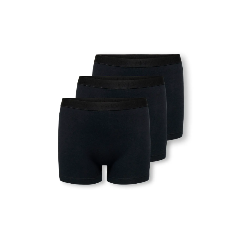 KIDS ONLY Lola 3-Pak Logo Hipsters - Sort