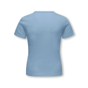 KIDS ONLY Lucky S/S Rund Hals T-shirt - Soft Chambray