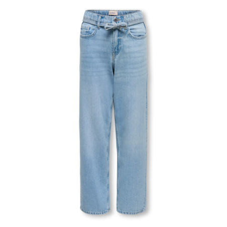 KIDS ONLY Gianna MW Straight Ballon Denim Jeans - Light Blue Denim