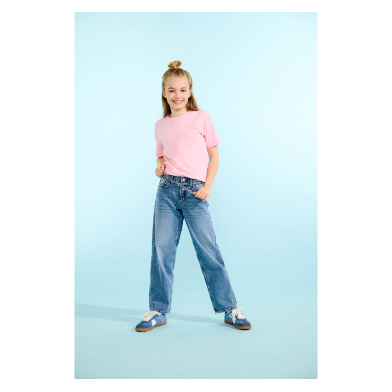 KIDS ONLY Gianna MW Straight Ballon Denim Jeans - Light Blue Denim