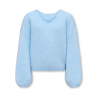 KIDS ONLY Dinea L/S Vendbar Strik Pullover - Cashmere Blue