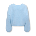 KIDS ONLY Dinea L/S Vendbar Strik Pullover - Cashmere Blue