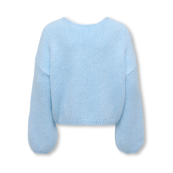 KIDS ONLY Dinea L/S Vendbar Strik Pullover - Cashmere Blue