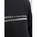 JACK & JONES Plus Fusion Chest Brand T-shirt - Sort