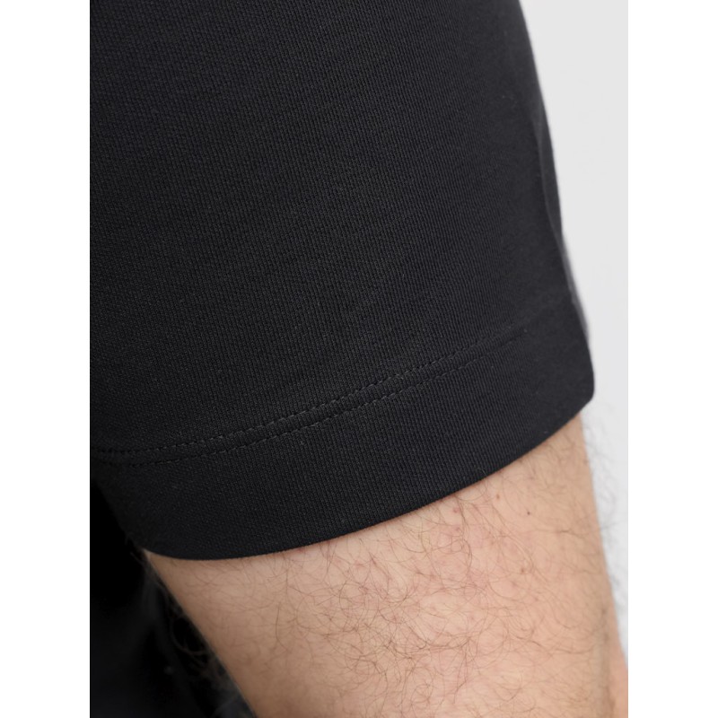 JACK & JONES Plus Fusion Chest Brand T-shirt - Sort