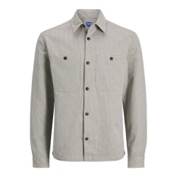 JACK & JONES Bluerayle Hør Solid L/S Skjorte - Lemon Pepper