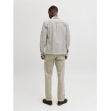 JACK & JONES Bluerayle Hør Solid L/S Skjorte - Lemon Pepper