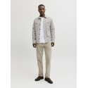 JACK & JONES Bluerayle Hør Solid L/S Skjorte - Lemon Pepper
