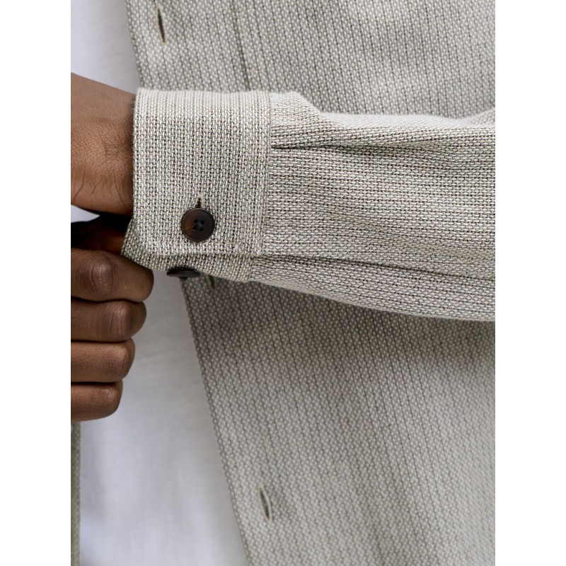 JACK & JONES Bluerayle Hør Solid L/S Skjorte - Lemon Pepper