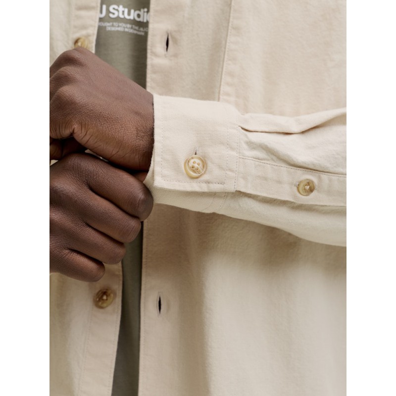 JACK & JONES Tristan Overshirt L/S - Moonbeam