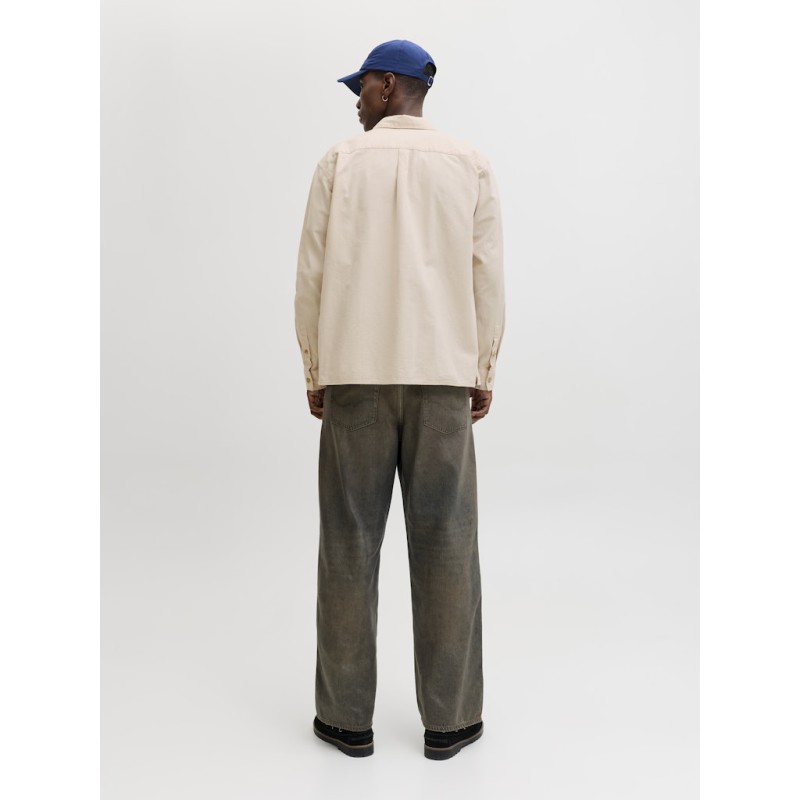 JACK & JONES Tristan Overshirt L/S - Moonbeam