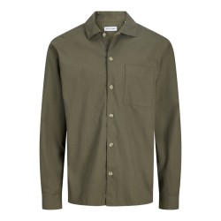 JACK & JONES Tristan Overshirt L/S - Dusty olive