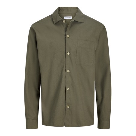 JACK & JONES Tristan Overshirt L/S - Dusty olive