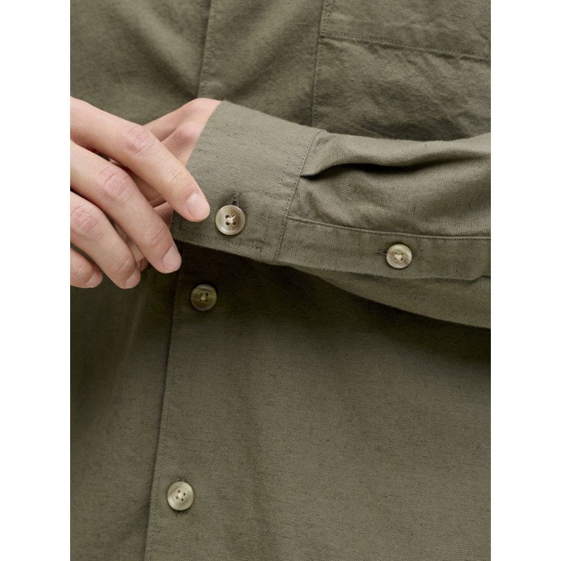 JACK & JONES Tristan Overshirt L/S - Dusty olive