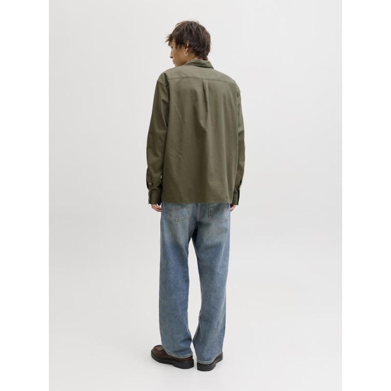 JACK & JONES Tristan Overshirt L/S - Dusty olive