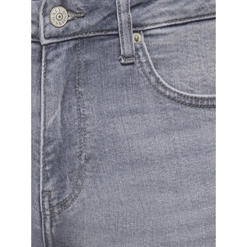 ONLY & SONS Weft Regular MW Jeans - Light Grey Denim