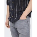 ONLY & SONS Weft Regular MW Jeans - Light Grey Denim