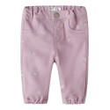 NAME IT Baby Rose Loose Twill Bukser - Dawn Pink