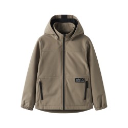 NAME IT Kids Alfa08 Softshell Jakke - Fossil