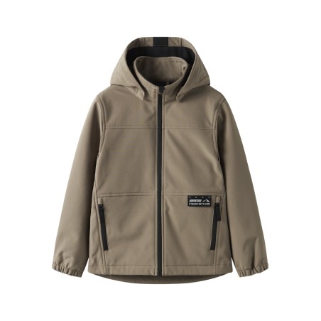 NAME IT Kids Alfa08 Softshell Jakke - Fossil