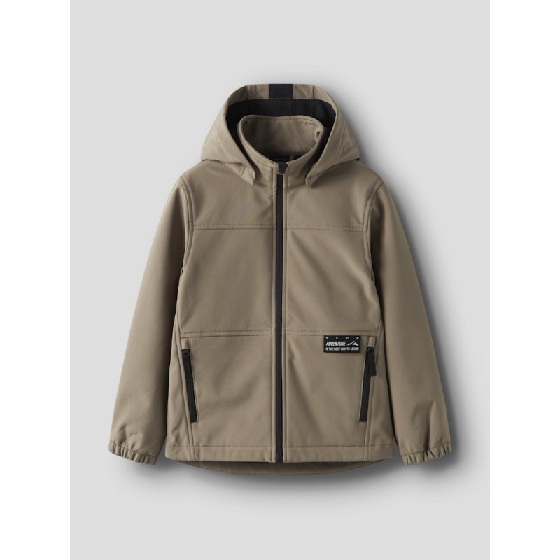 NAME IT Kids Alfa08 Softshell Jakke - Fossil