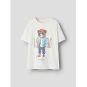 NAME IT Kids Dobs Regular T-Shirt - Cloud Dancer