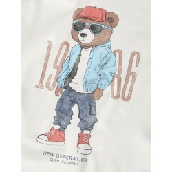 NAME IT Kids Dobs Regular T-Shirt - Cloud Dancer