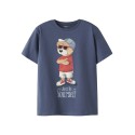 NAME IT Kids Dobs Regular T-Shirt - Vintage Indigo