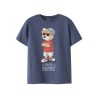 NAME IT Kids Dobs Regular T-Shirt - Vintage Indigo