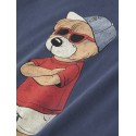 NAME IT Kids Dobs Regular T-Shirt - Vintage Indigo