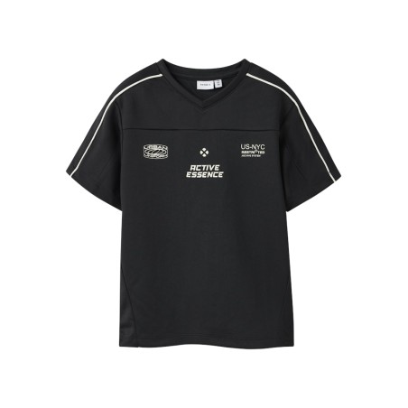 NAME IT Kids Dimso Regular S/S T-shirt - Sort