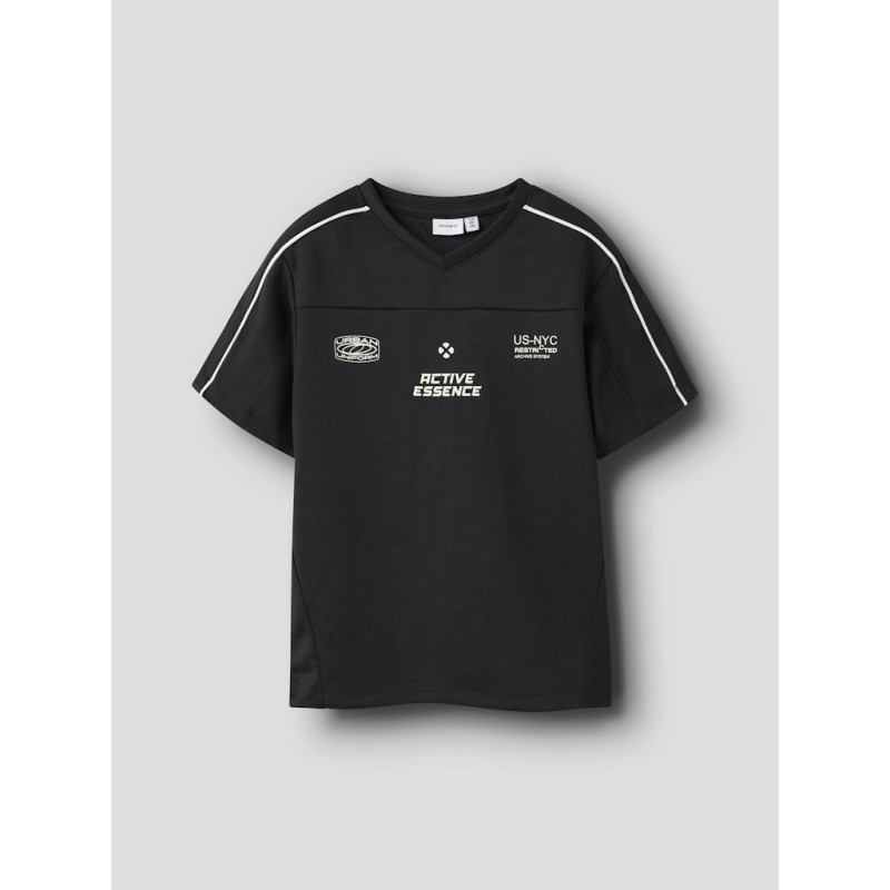 NAME IT Kids Dimso Regular S/S T-shirt - Sort