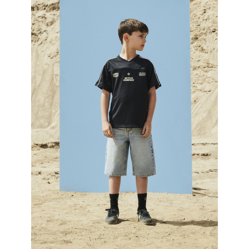 NAME IT Kids Dimso Regular S/S T-shirt - Sort