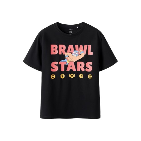 NAME IT Kids Ebbe Regular S/S T-shirt - Sort