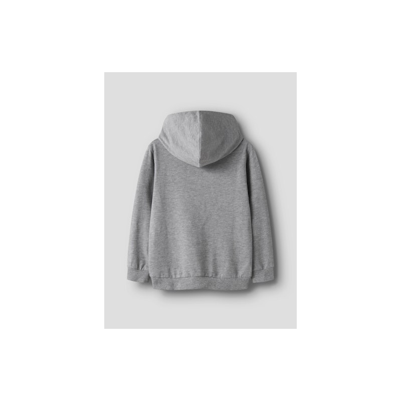 NAME IT Kids Fox Fortnite Hoodie - Grey Melange