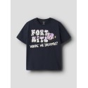 NAME IT Kids Frans Fortnite Regular T-shirt - Navy Blazer