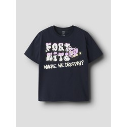 NAME IT Kids Frans Fortnite Regular T-shirt - Navy Blazer