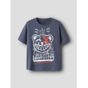 NAME IT Kids Frans Fortnite Regular T-shirt - Vintage Indigo