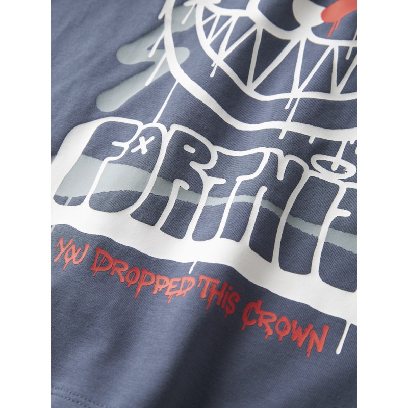 NAME IT Kids Frans Fortnite Regular T-shirt - Vintage Indigo